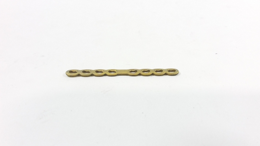 Stryker 2.3mm L Compression Plate 8 Hole w/ Bar Straight Plate