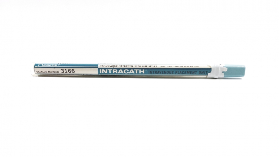 Deseret Radiopaque Catheter with Wire Stylet, Size 22