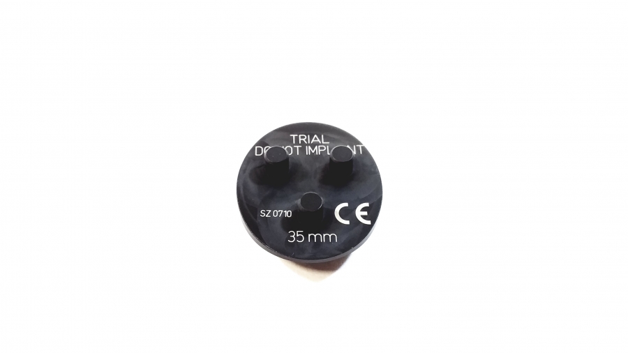 DePuy PFC Sigma Oval/Dome Patella Trial 3 Peg 35mm