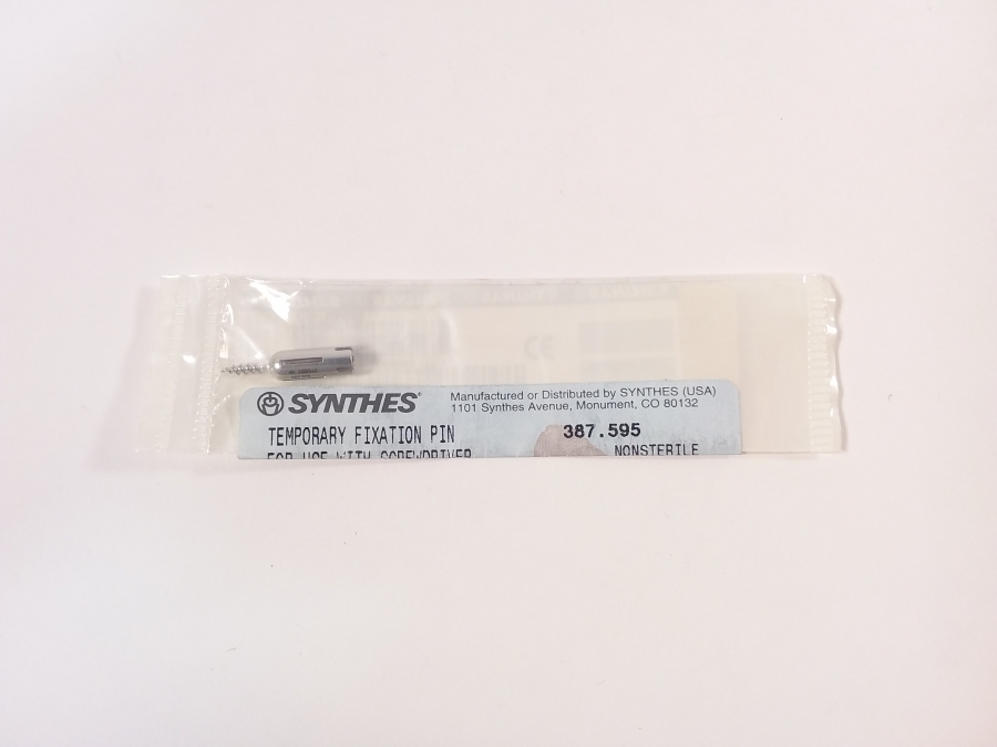 Synthes Temporary Fixation Pin, For Use With Screwdriver