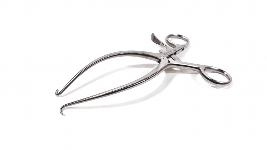 Konig Gelpi Perineal Retractor, Self-Retaining, Sharp Tenaculum Prongs