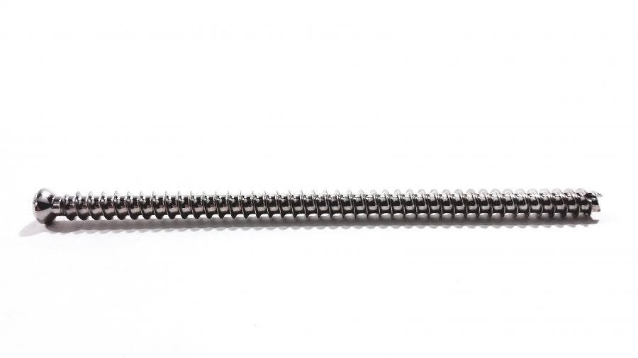 Zimmer 6.5 mm Cannulated Screw, Full Thread, 125 mm Screw Length