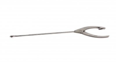 Arthrex Punch, Medium Straight Reverse Tip, 3.4 mm x 220 mm Straight Shaft w/ Wishbone Handle