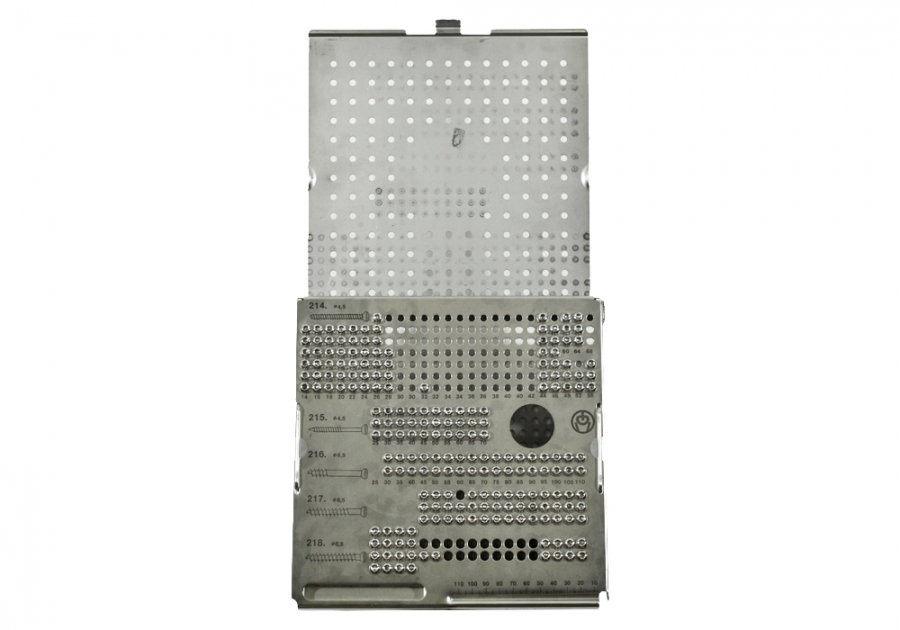 Synthes Large Auxiliary Screw Rack, With Screws