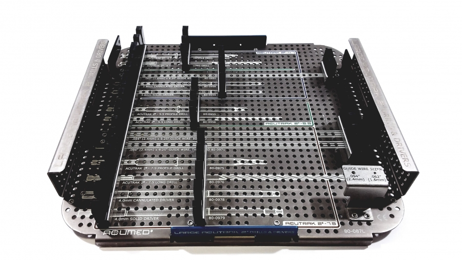 Acumed Large Acutrak 2 Drills and Drivers Tray