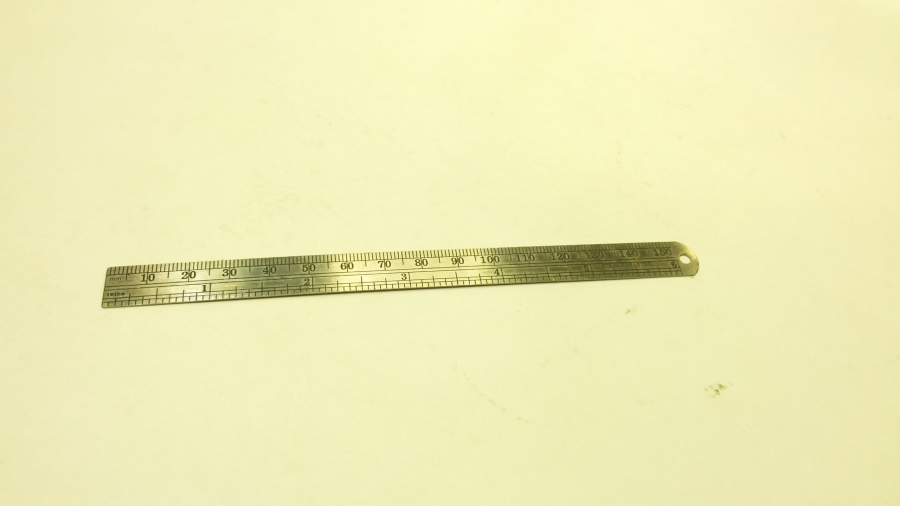 V. Mueller 6&quot; Ruler Stainless Steel