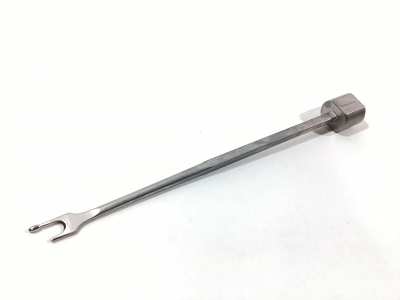 V. Mueller Bone Hook / Positioning Fork (with Striking Cap)