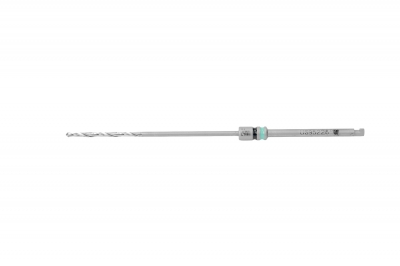 Synthes 1.5mm drill bit with stop, stryker j-latch, 24mm length 03.501.024