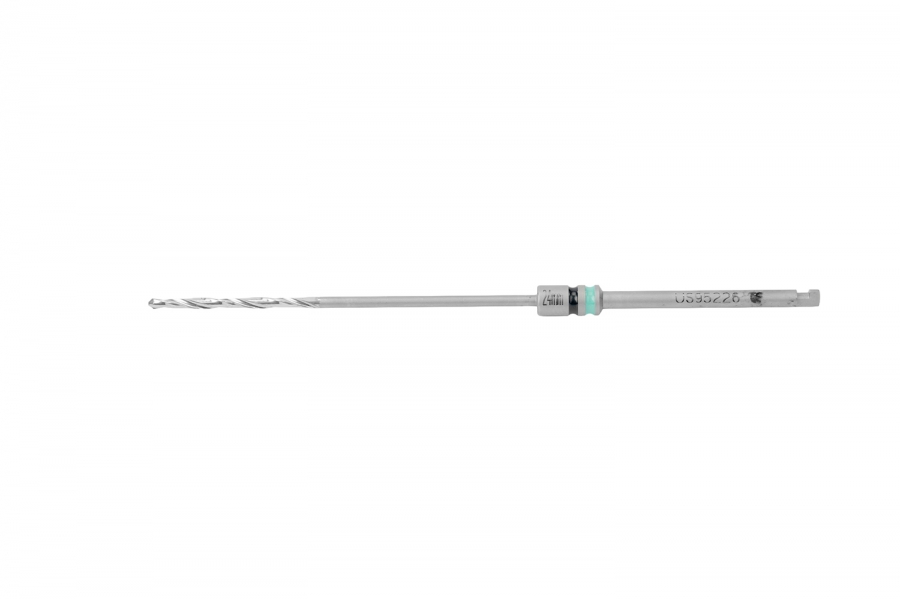 Synthes 1.5mm drill bit with stop, stryker j-latch, 24mm length 03.501.024