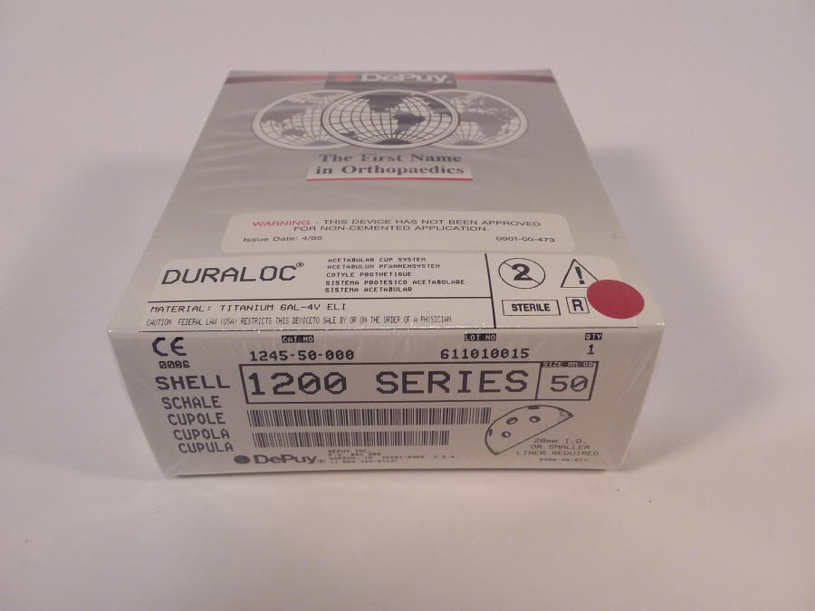 DePuy Duraloc 1200 Series 50mm Outside Diameter    