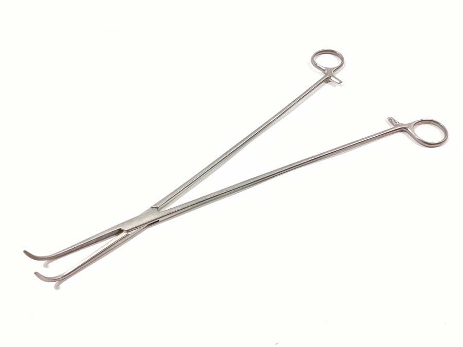 V. Mueller Long Curved Bone Holding Forceps
