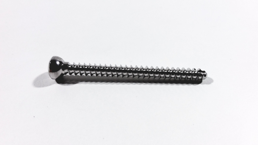 DePuy 4.5mm Self-Tapping Corticial Screw, Full Threaded, 52mm (2 3/64&quot;) Length