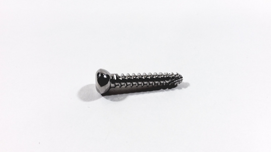 DePuy 4.5mm Self-Tapping Corticial Screw, Full Threaded, 28mm (1 7/64&quot;) Length