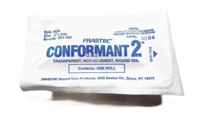 Frastec CONFORMANT 2, Transparent, Non-Adherent, Wound Veil, One Roll, 3&quot; X 5yds