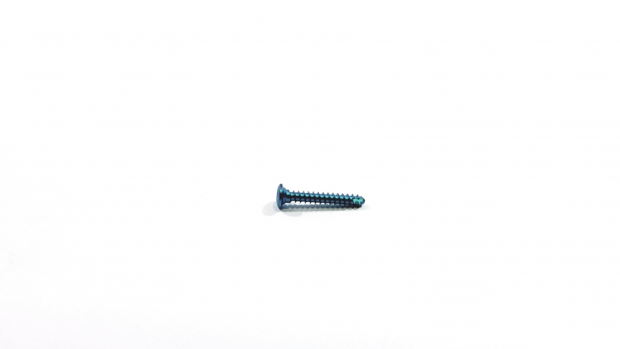 Stryker Variax 2 Bone Screw, T10, Full Thread, 2.7 mm Diameter, 18 mm Length