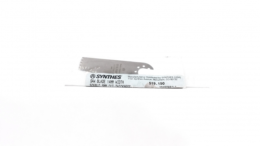 Synthes Saw Blade 14 mm x 50 mm x .6 mm