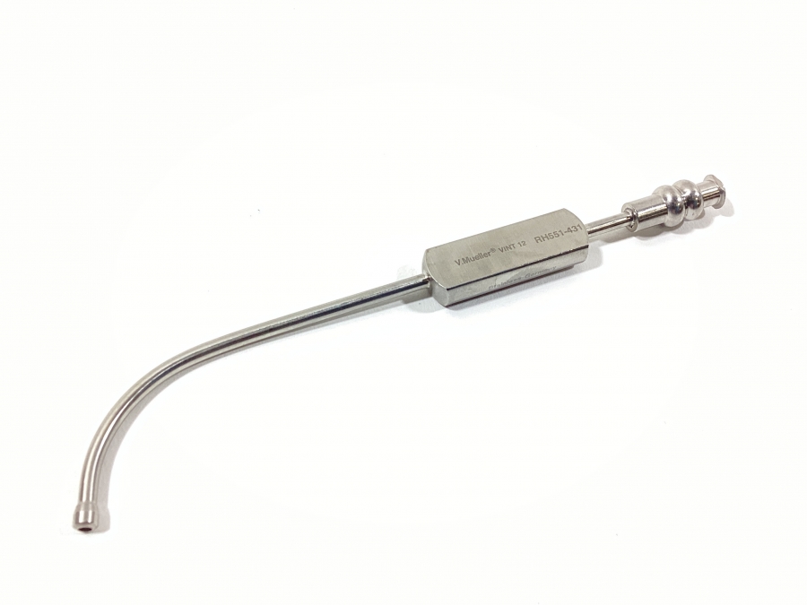 V. Mueller Frazier Suction Tube – Curved, 6 in