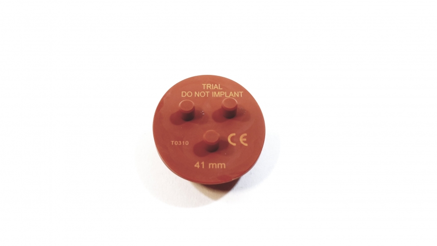 DePuy PFC Sigma Oval/Dome Patella Trial 3 Peg 41mm