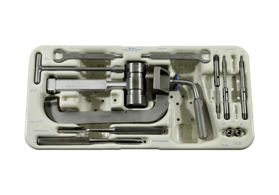Zimmer Intramedullary Nail Extraction Instruments Tray No. 1
