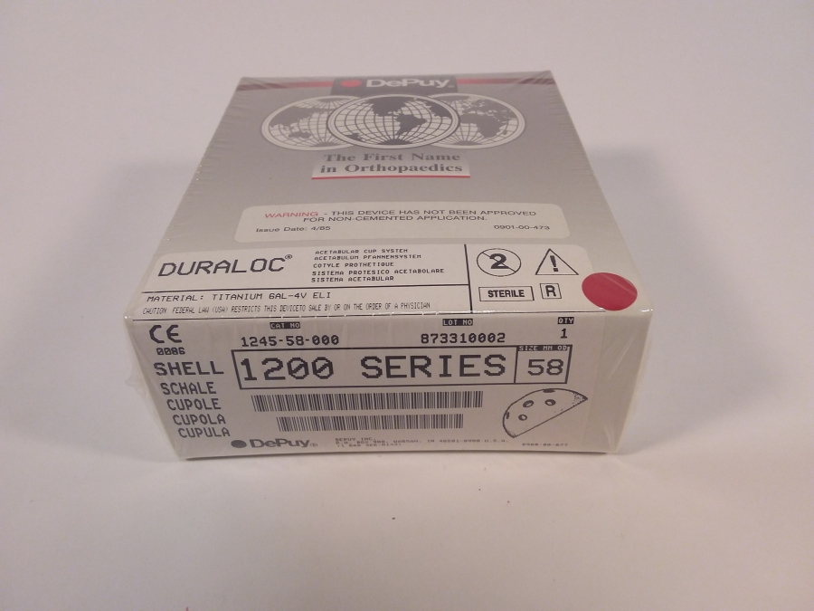 DePuy Duraloc 1200 Series 58 mm Outside Diameter