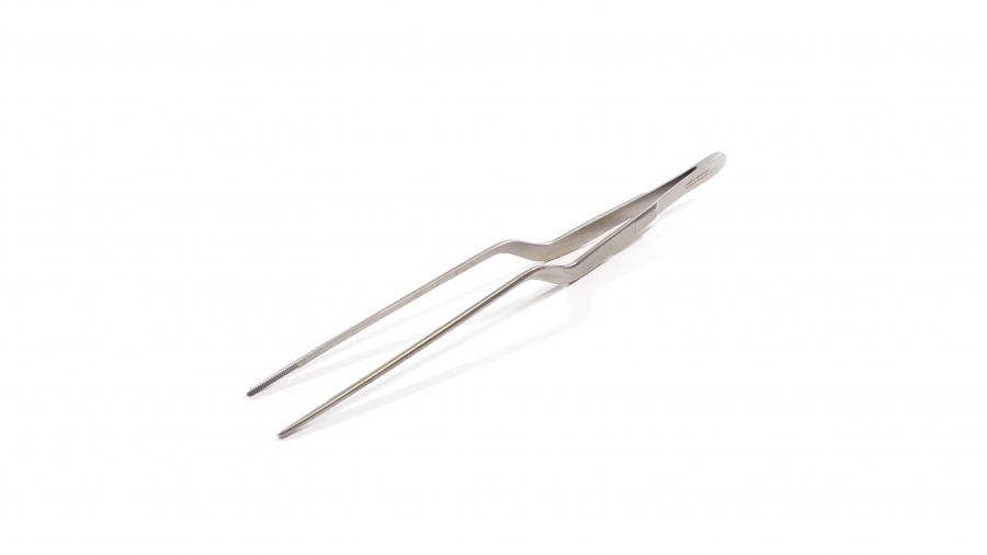 Jarit bayonet style nasal dressing forcep, steel