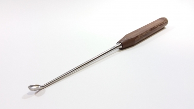 Stryker Angled Curette, Oval Head, 11.5 mm x 17.5 mm, 230 mm Handle Length