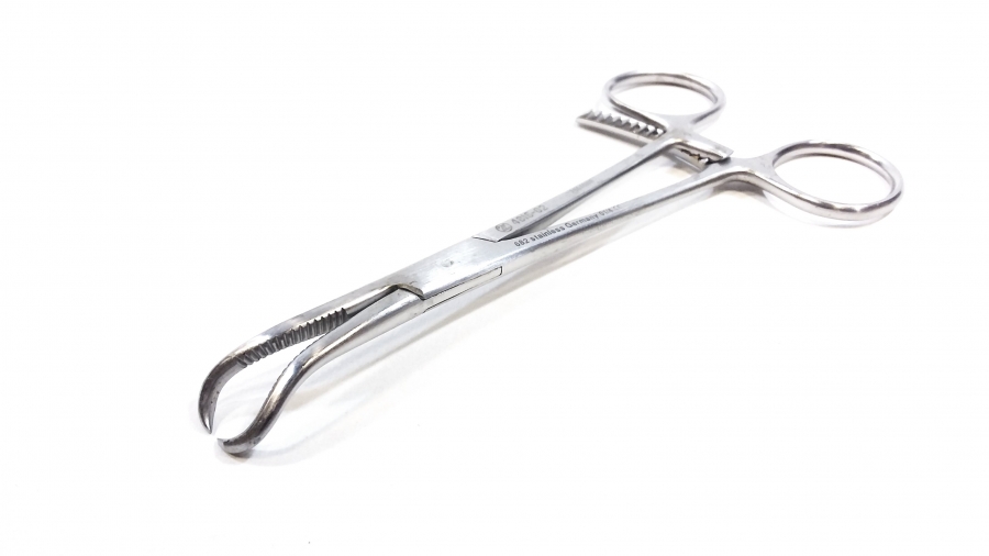 Zimmer Reduction Forceps, Ratchet, Serrated w/ Points, Broad