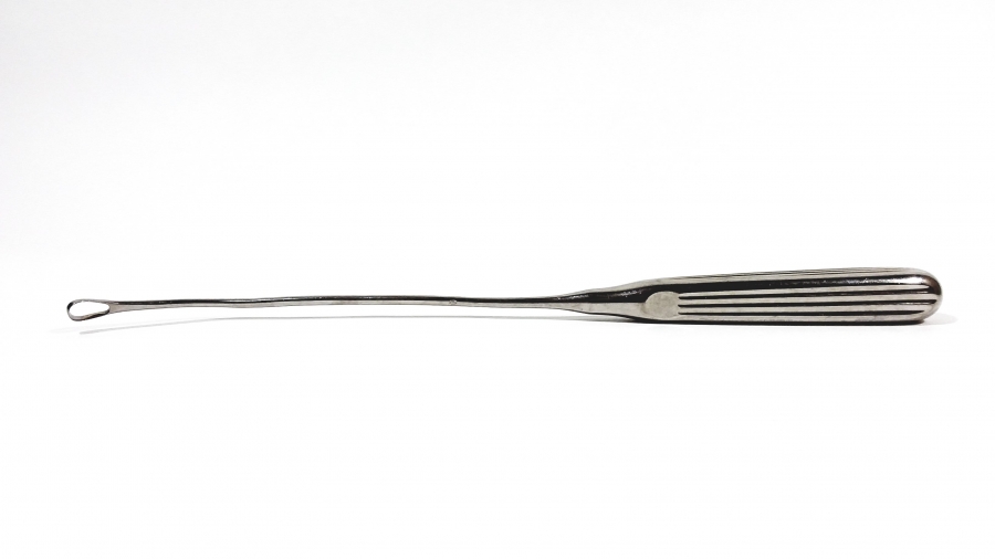 Codman Sims Uterine Curette No. 0, Sharp, Malleable Shaft