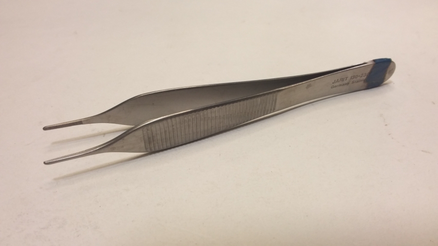 Jarit Adson Dressing Forceps, Serrated 4 3/4&quot; (120mm)