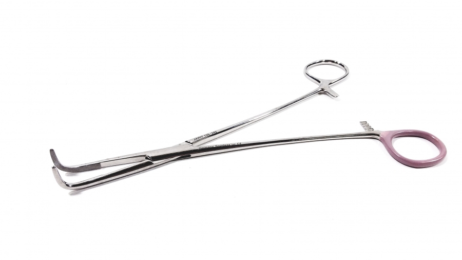 Jarit Storey Artery Forceps, Cross Serrations, Right Angle