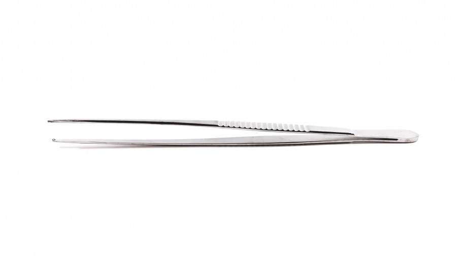 Pilling Debakey Vascular Tissue Forceps, Straight, 2mm Tip, 12&quot; (305 MM)