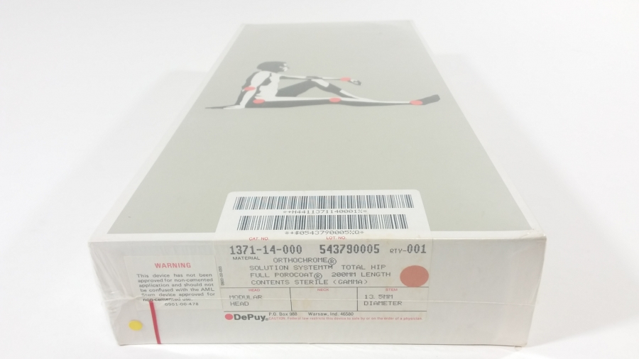 DePuy Sol System Stem 13.5 mm Std 8&quot;