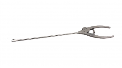 Arthrex Grasper, Alligator Hook Tip, 4.2 mm Straight Shaft w/ Wishbone Handle