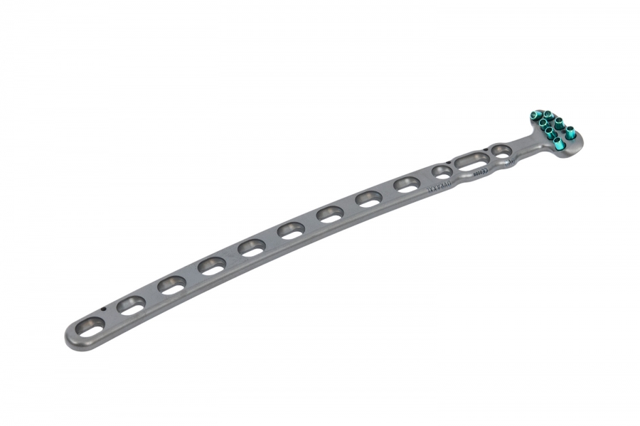 Hand Innovations DVR Anatomic Extra Extended Left Plate, 12-Hole DVRAXXL