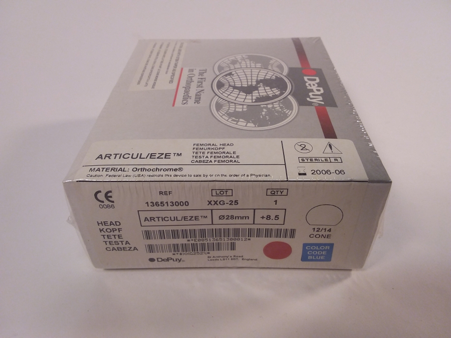 DePuy Articul/Eze Ball 28 mm +8.5 Bl