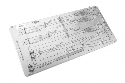 Depuy Moreland Cementless Delivery System Tray, Acetabular