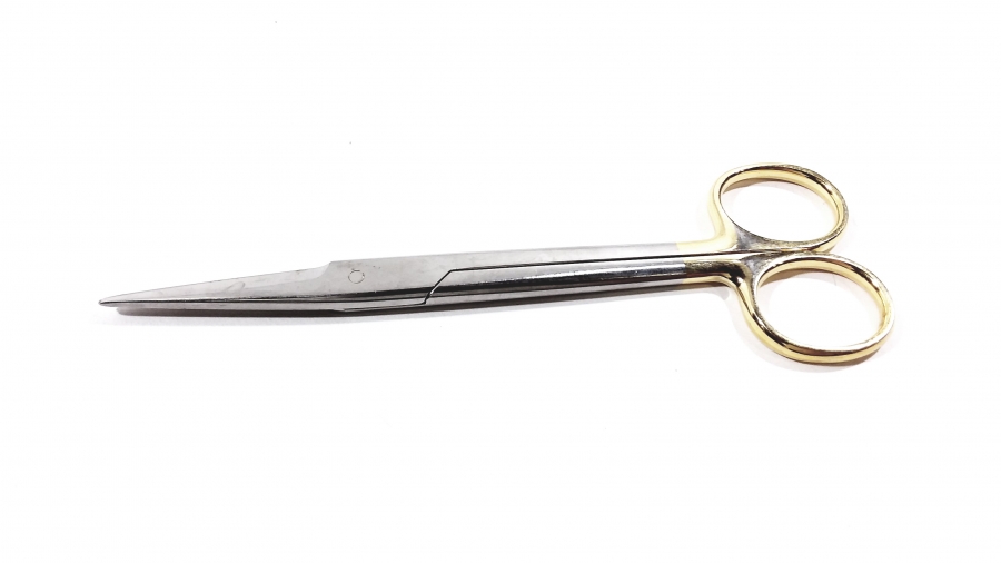 Aesculap Durotip TC Mayo Dissecting Scissors, Beveled Blades