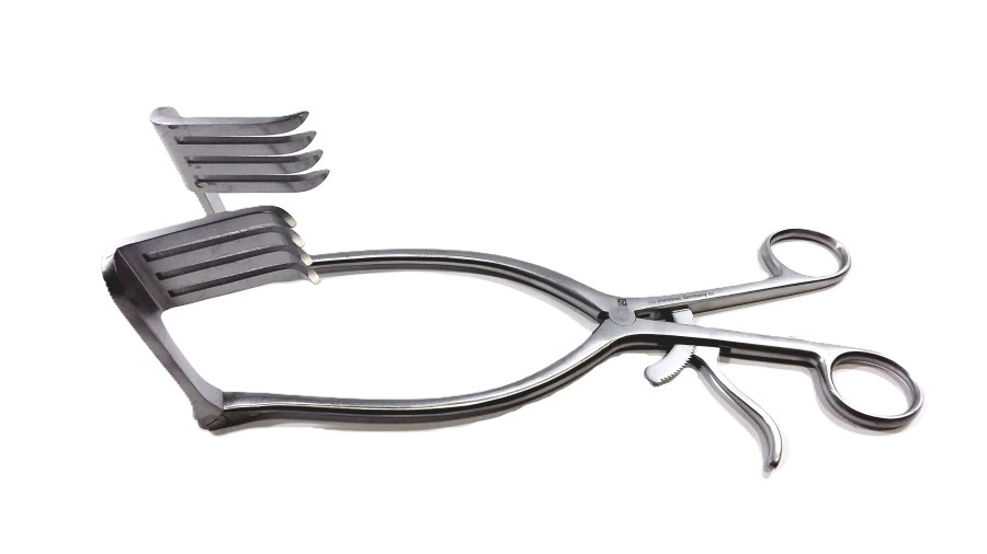 KMedic Beckman-Adson Laminectomy Retractor, 44 mm Depth x 25 mm Height