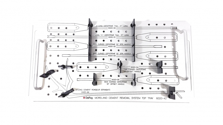 DePuy Moreland X-Long Instrument Tray