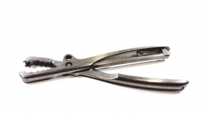 Zimmer Pelvic Forceps, Ratchet, For Use w/Screws, 200 mm