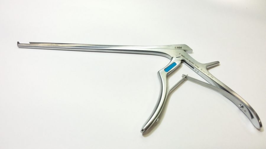 V. Mueller Chroma-Line 11 Kerrison Rongeur, Micro Handle, 4mm Bite