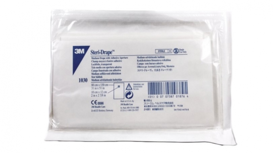 3M Steri-Drape, Medium Drape, with Adhesive Aperture