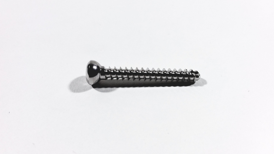 DePuy 4.5mm Self-Tapping Corticial Screw, Full Threaded, 36mm (1 27/64&quot;) Length