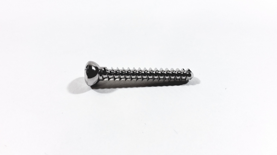 DePuy 4.5mm Self-Tapping Corticial Screw, Full Threaded, 34mm (1 11/32&quot;) Length