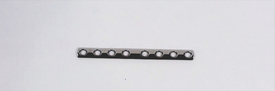 One-Third Tubular Plate with Collar, 6 Holes