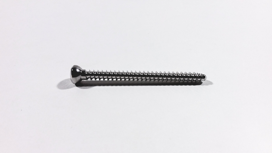 DePuy 4.5mm Self-Tapping Corticial Screw, Full Threaded, 56mm (2 13/64&quot;) Length