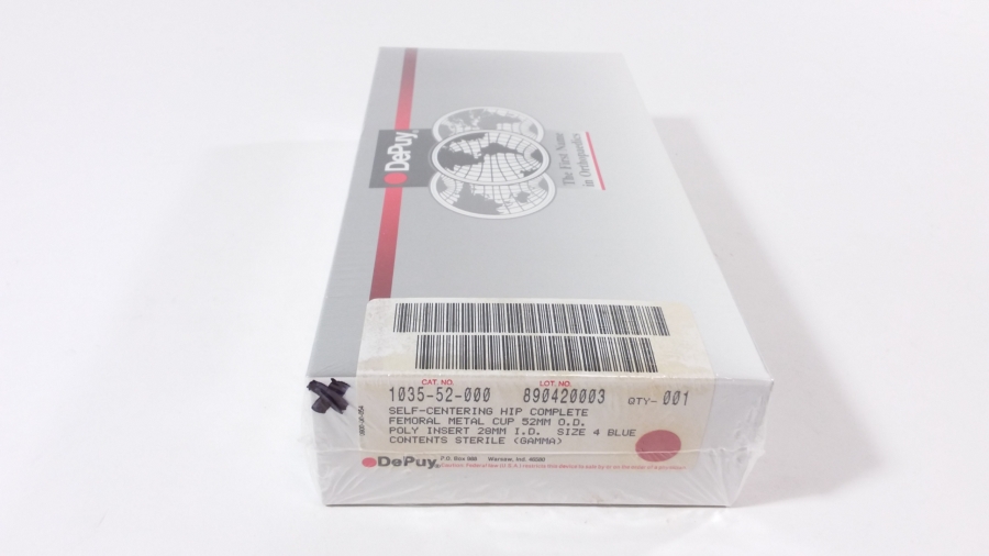 DePuy Self Cent Hip 52x28 BLU