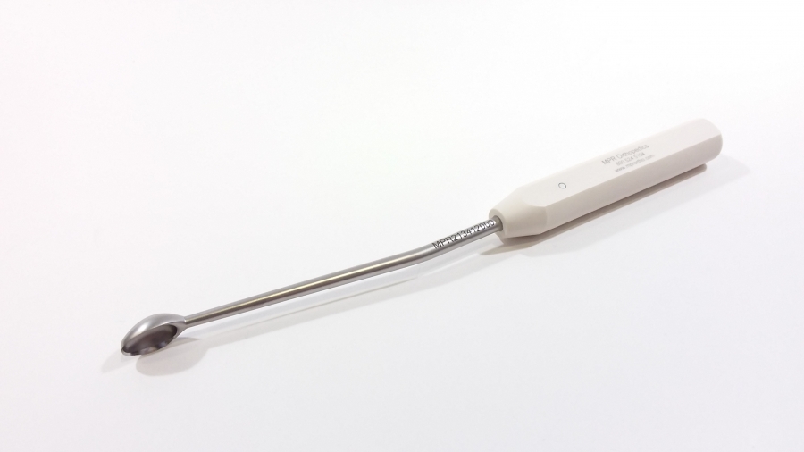 MPR Curette Large Stainless Steel and Radel Handle